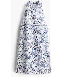 H&M - Robe dos nu en lin mélangé - Lyst