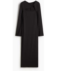 H&M - Bodycon-Kleid mit Cut-out - Lyst
