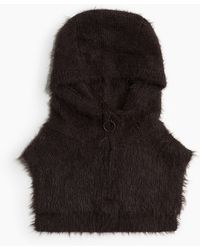 H&M - Flauschiger Rollkrageneinsatz mit Kapuze - Lyst