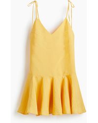 H&M - Robe avec jupe évasée - Lyst
