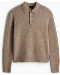 H&M - Poloshirt aus Wolle in Regular Fit - Lyst