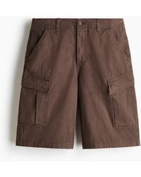 H&M - Short Cargo Loose Fit En Coton - Lyst