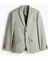 H&M - Leinensakko in Slim Fit - Lyst