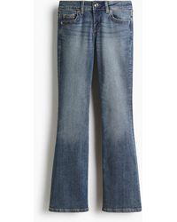 H&M - Flared Low Waist Jeans - Lyst