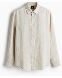 H&M - Leinenhemd Regular Fit - Lyst