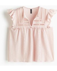 H&M - Jerseytop mit Struktur - Lyst