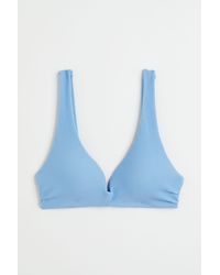 H&M Push-up Bikinitop - Blauw