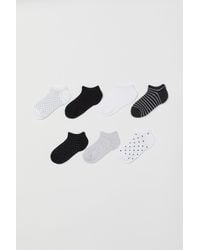 H&M 7-pack Ankle Socks - White