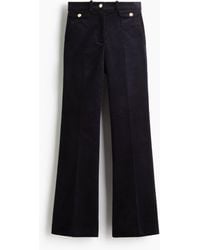 H&M - Flared Fluwelen Broek - Lyst