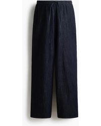 H&M - Mama Denim Broek Met Drawstring - Lyst