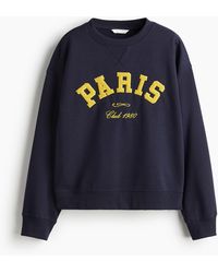 H&M - Sweat avec texte - Lyst