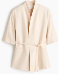 H&M - Kurzarm-Blazer aus Leinengemisch - Lyst