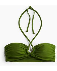H&M - Wattiertes Neckholder-Bikinitop - Lyst