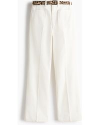 H&M - Straight Leg High Waist Jeans - Lyst