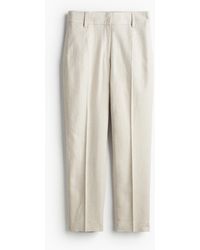 H&M - Pantalon en lin mélangé - Lyst