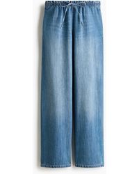 H&M - Denim Pull-on Broek - Lyst