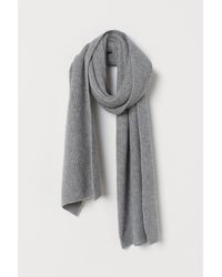 H&M Kaschmirschal - Grau