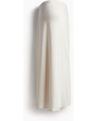 H&M - Mama Satijnen Slip-on Rok - Lyst