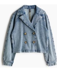 H&M - Korte Trenchcoat - Lyst