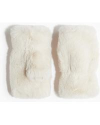 H&M - Mitaines Duveteuses - Lyst