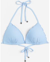 H&M - Push-up Triangel-Bikinitop - Lyst