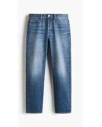 H&M - Straight Regular Jeans - Lyst