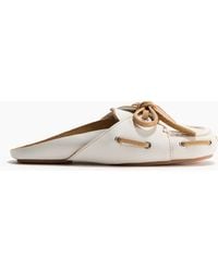 H&M - Loafer-Mules aus Leder - Lyst