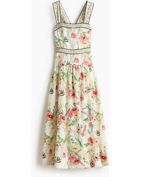 H&M - Kleid mit Bindedetail - Lyst
