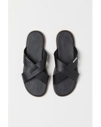 H&M Riemensandalen - Schwarz