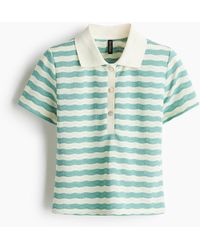 H&M - Structuurgebreide Polotop - Lyst