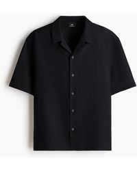 H&M - Casual Overhemd Van Linnenmix - Lyst
