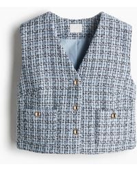 H&M - Bouclé-Gilet - Lyst