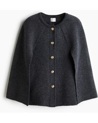 H&M - Gebreide Cape - Lyst