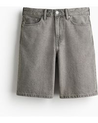 H&M - Relaxed Fit Denim Shorts - Lyst