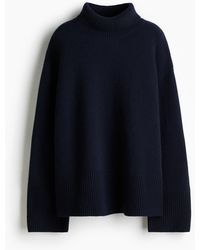 H&M - Pullover aus Kaschmirmix mit Turtleneck - Lyst