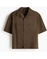 H&M - Casual Overhemd Van Modalmix - Lyst