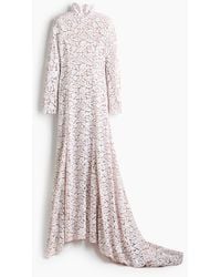 H&M - Robe À Sequins Avec Épaulettes - Lyst