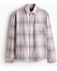 H&M - Chemise Loose Fit en flanelle - Lyst