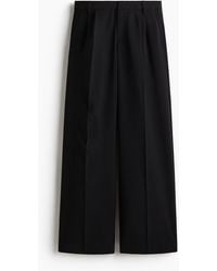 H&M - Elegante Hose mit weitem Bein - Lyst