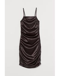 H&M Shimmery Metallic Dress - Black