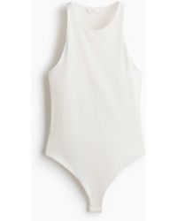 H&M - Mouwloze Stringbody - Lyst
