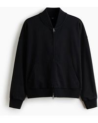 H&M - Cotton Bomber Jacket - Lyst