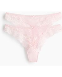 H&M - Set Van 2 Kanten Slips - Lyst