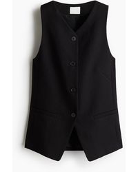 H&M - Long-Gilet - Lyst