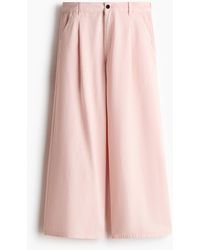 H&M - Wide Regular Waist Jeans - Lyst