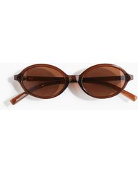 H&M - Lunettes De Soleil Ovales - Lyst