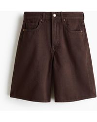 H&M - Bermudashorts aus Denim - Lyst
