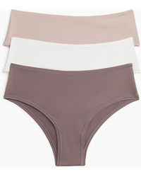 H&M - Set Van 3 Slips Van Microvezel - Lyst