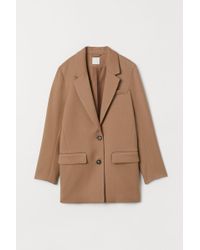 H&M Oversize-Blazer - Natur