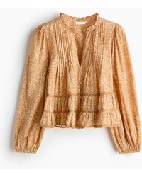 H&M - Biesenbluse - Lyst